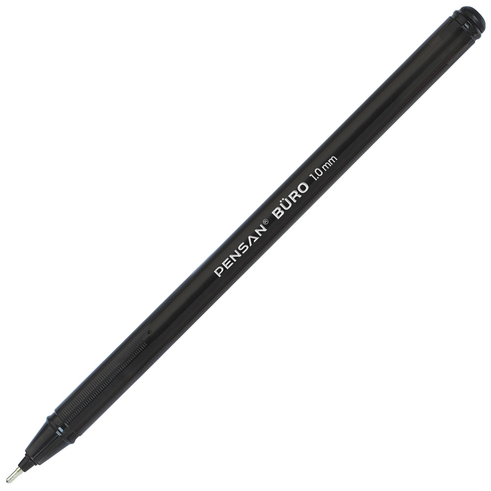 Pensan Büro Tükenmez Kalem 1 mm Siyah 50'li kutu
